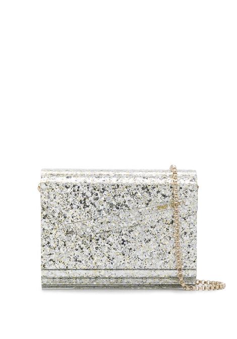 Clutch Candy with glitter in beige Jimmy Choo - donna JIMMY CHOO | CANDYCOCCHMPGN